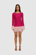 Casilda Mini Dress - Flamingo