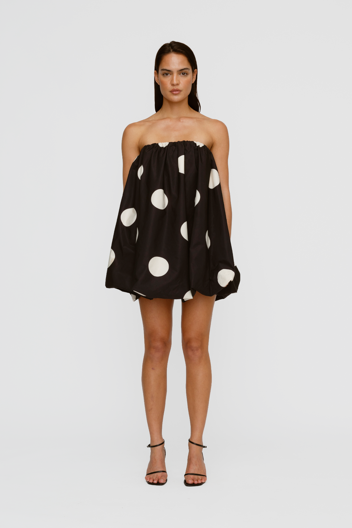 Gaia Bubble Dress - Noir Spot