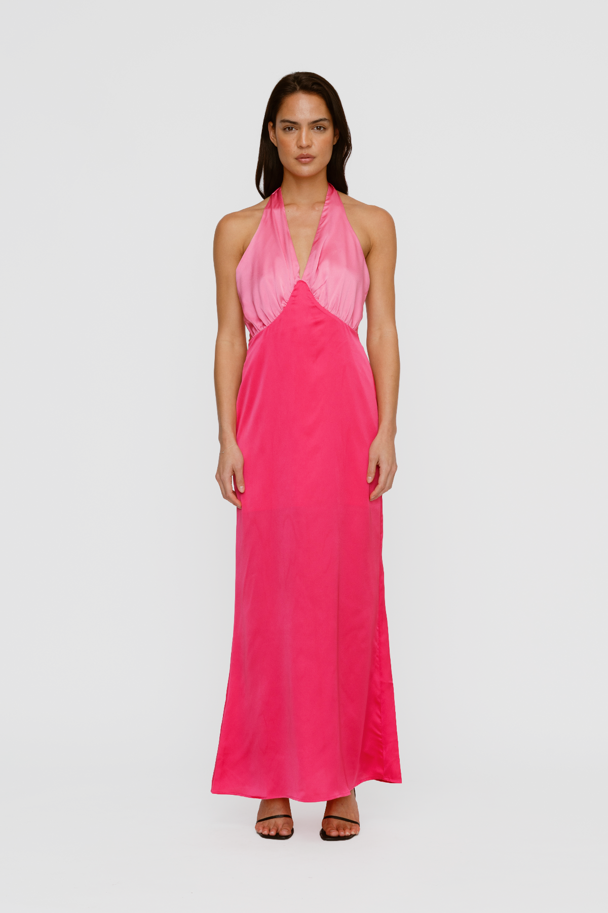 Oahu Slip Dress - Hot Pink