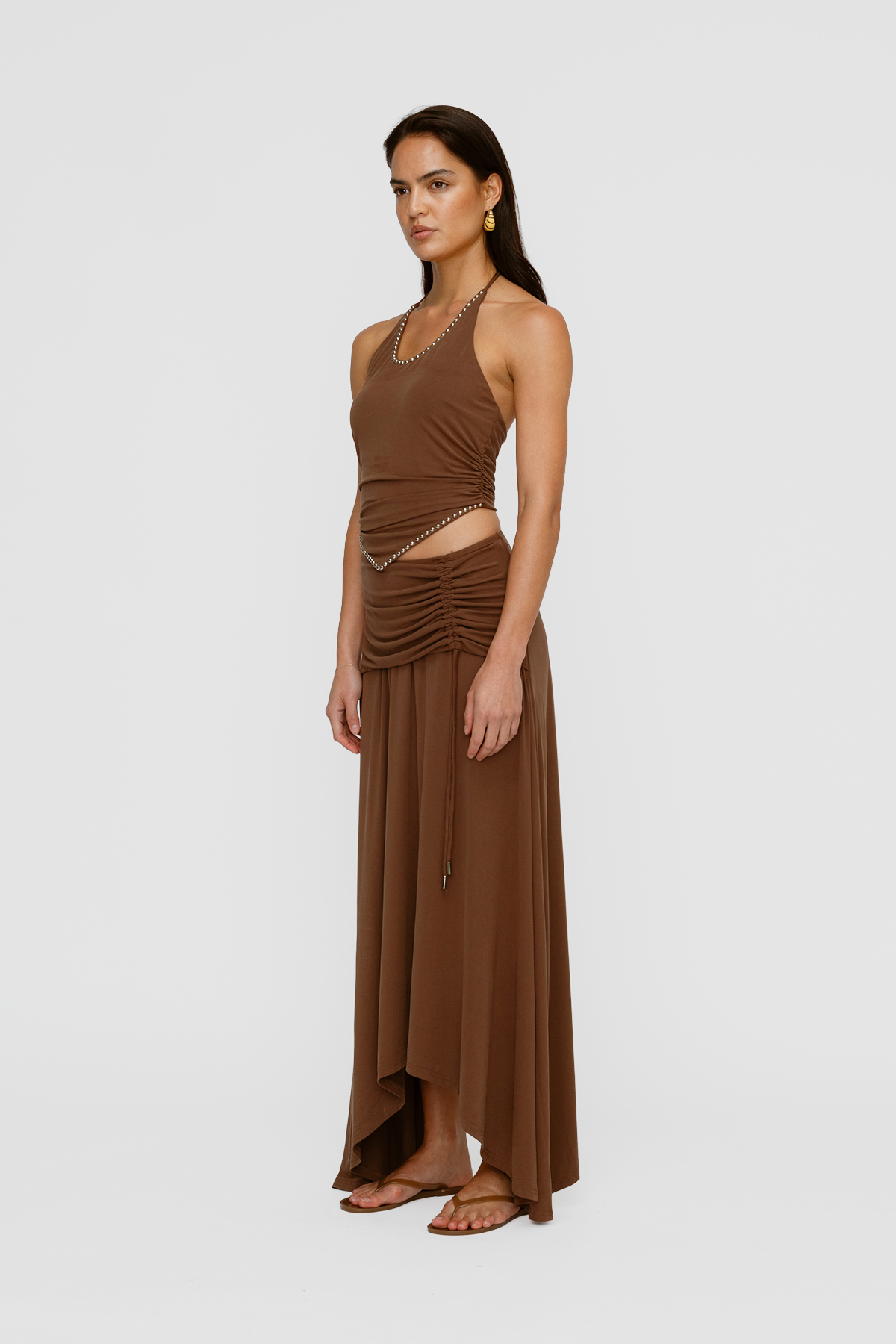 Piero Halter Top - Chocolate