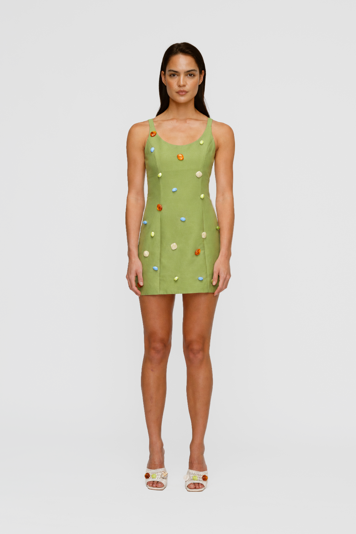 Romy Mini Dress - Olive