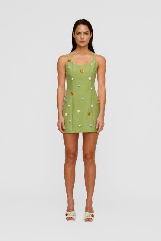 Romy Mini Dress - Olive
