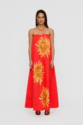 Verona Maxi Dress - Rojo Sunflower