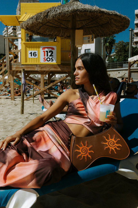 Veda Maxi Skirt - Cocoa Flower