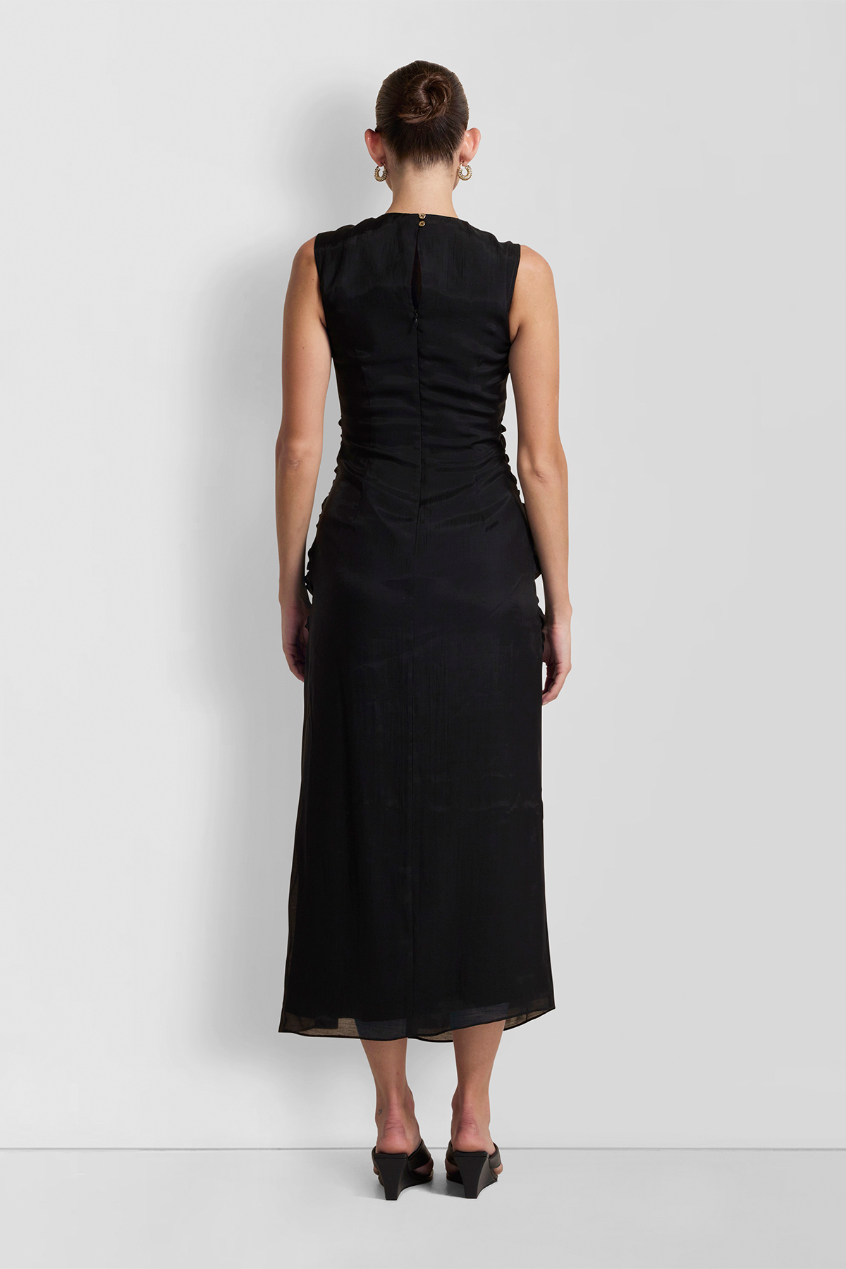 Allegra Midi Dress - Noir