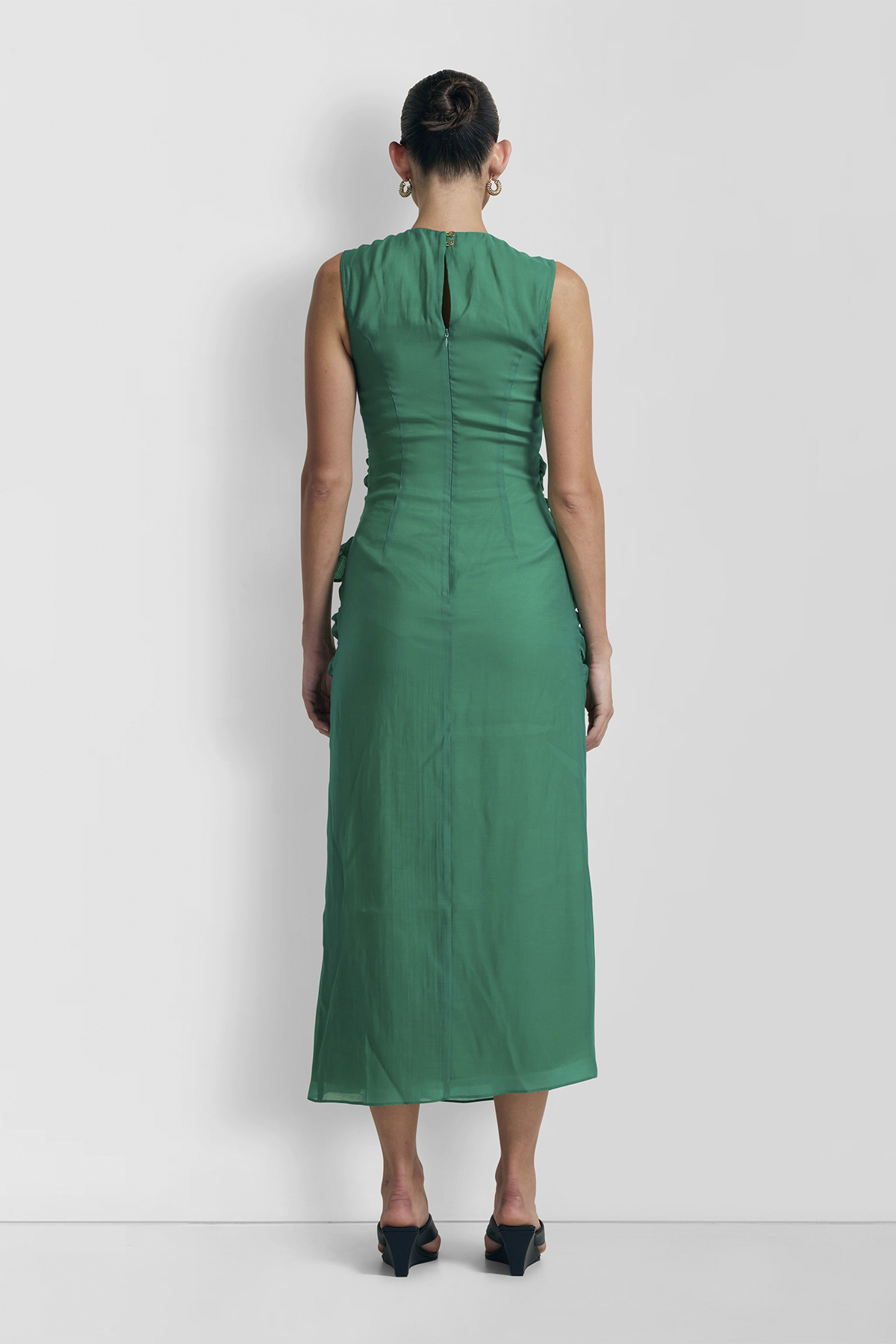 Allegra Midi Dress - Emerald