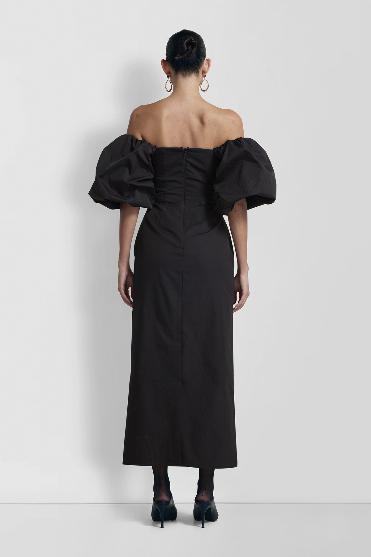 Amar Midi Dress - Noir