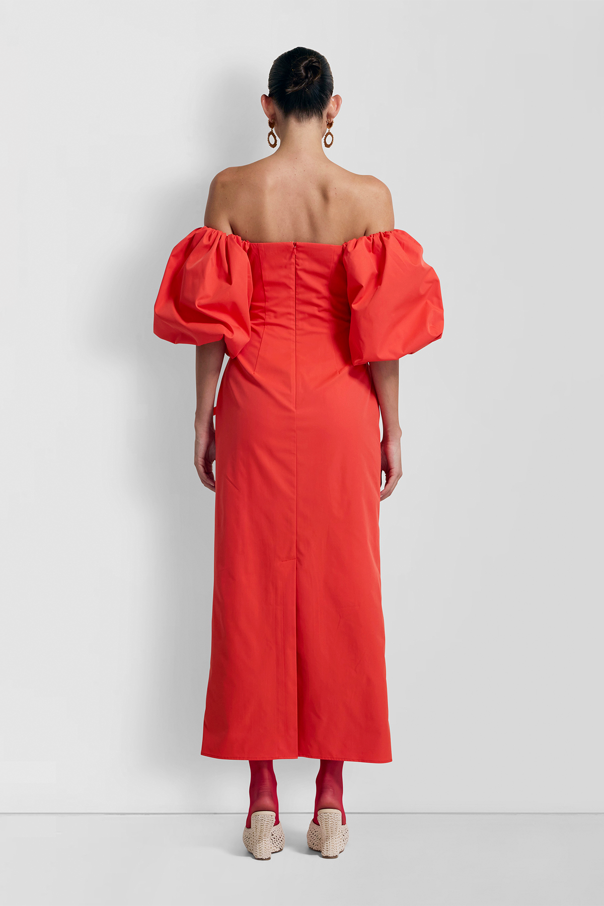 Amar Midi Dress - Rojo