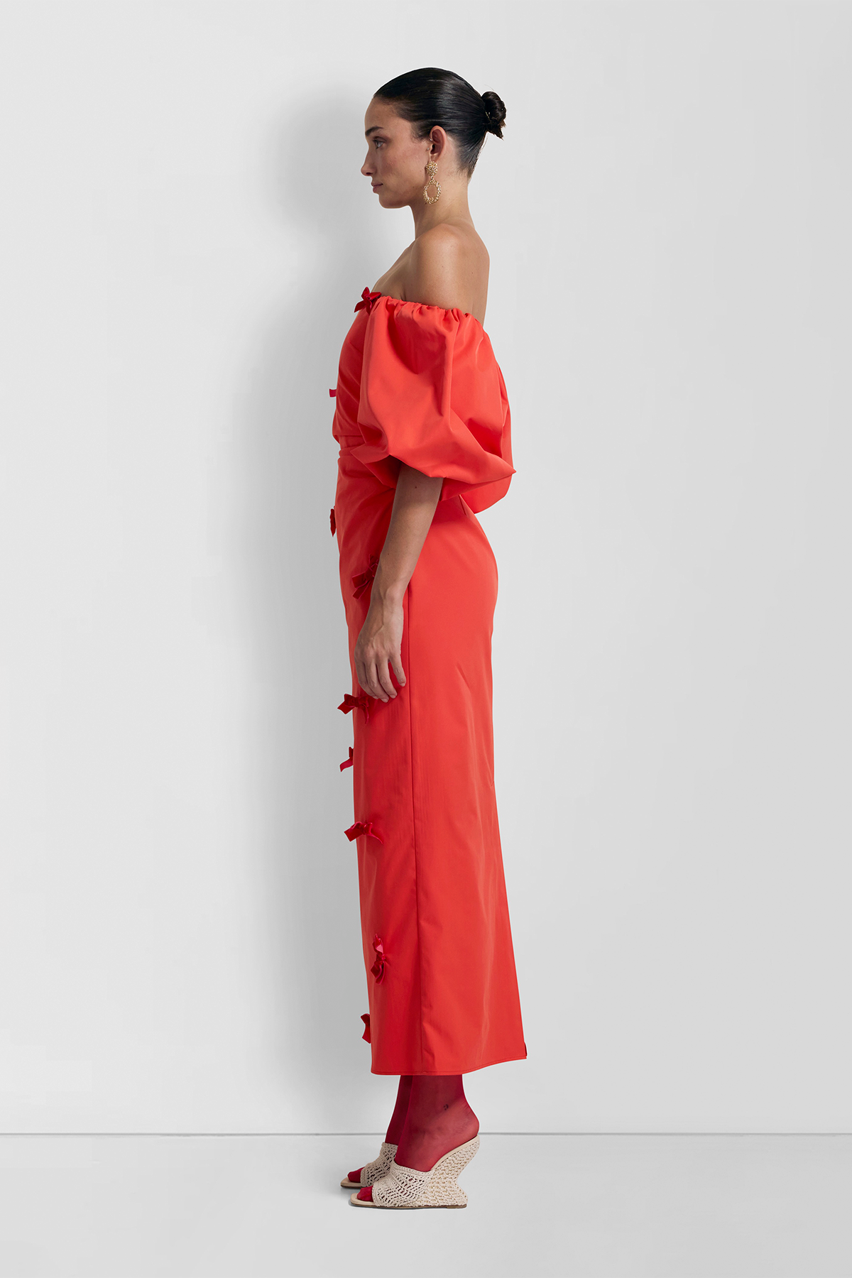 Amar Midi Dress - Rojo