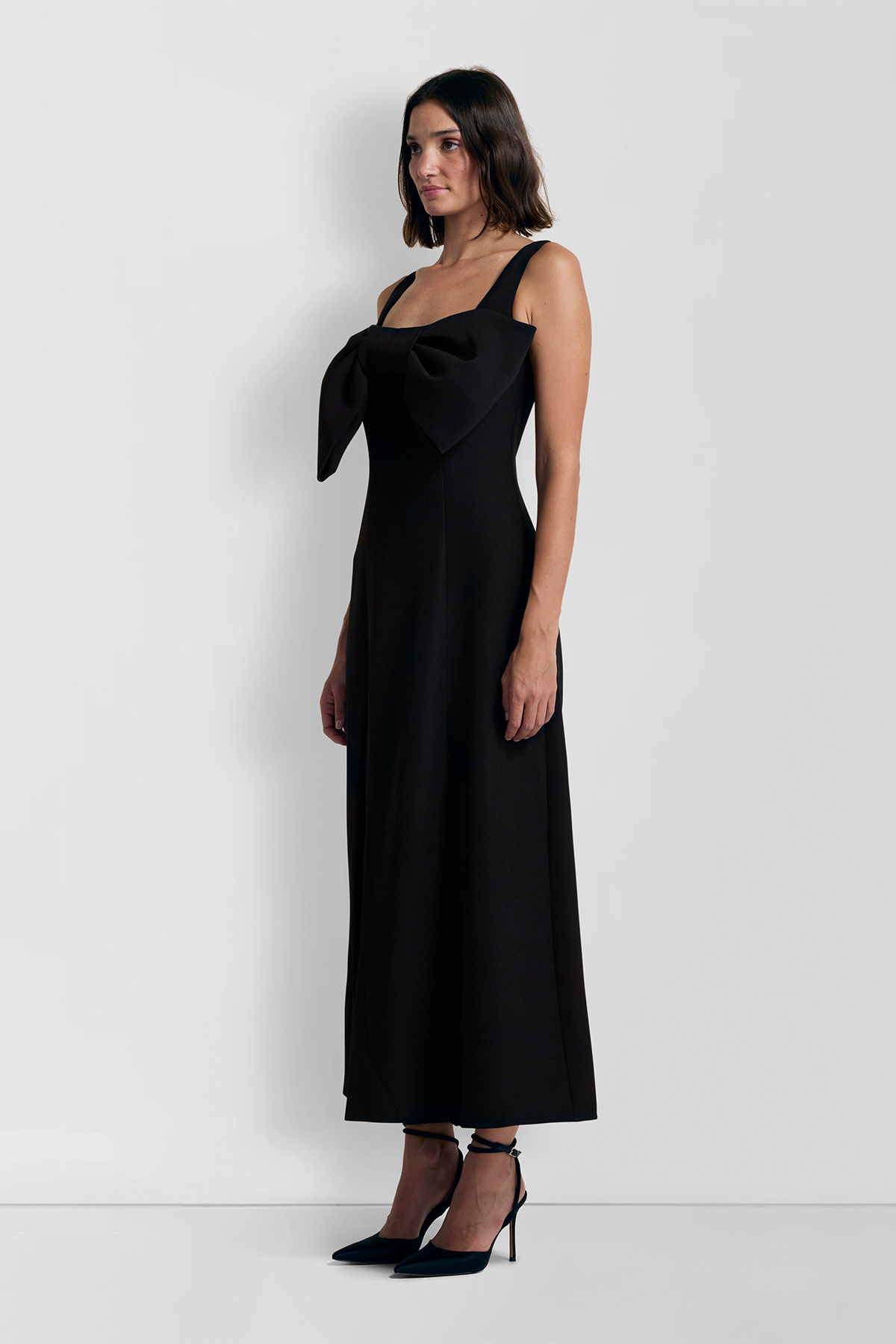 Cinta Midi Dress - Noir