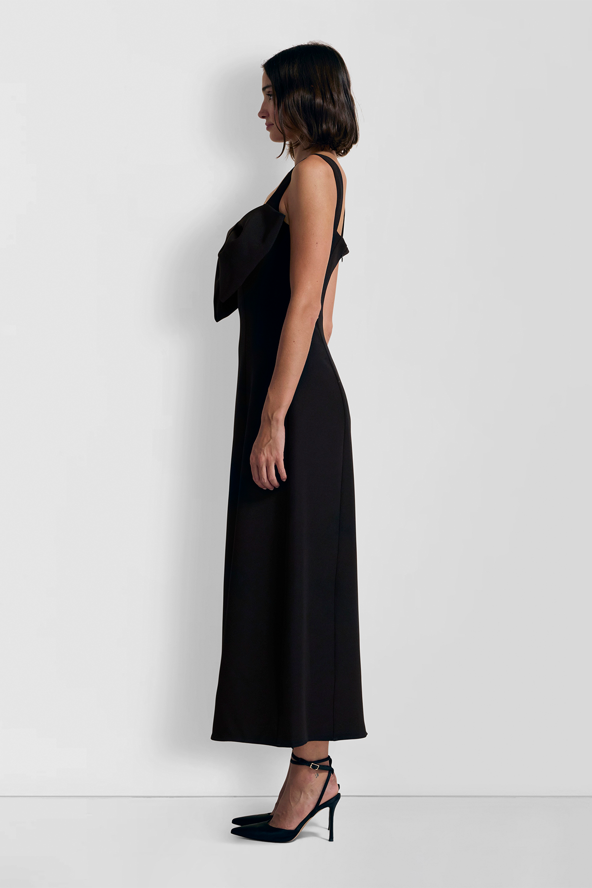 Cinta Midi Dress - Noir