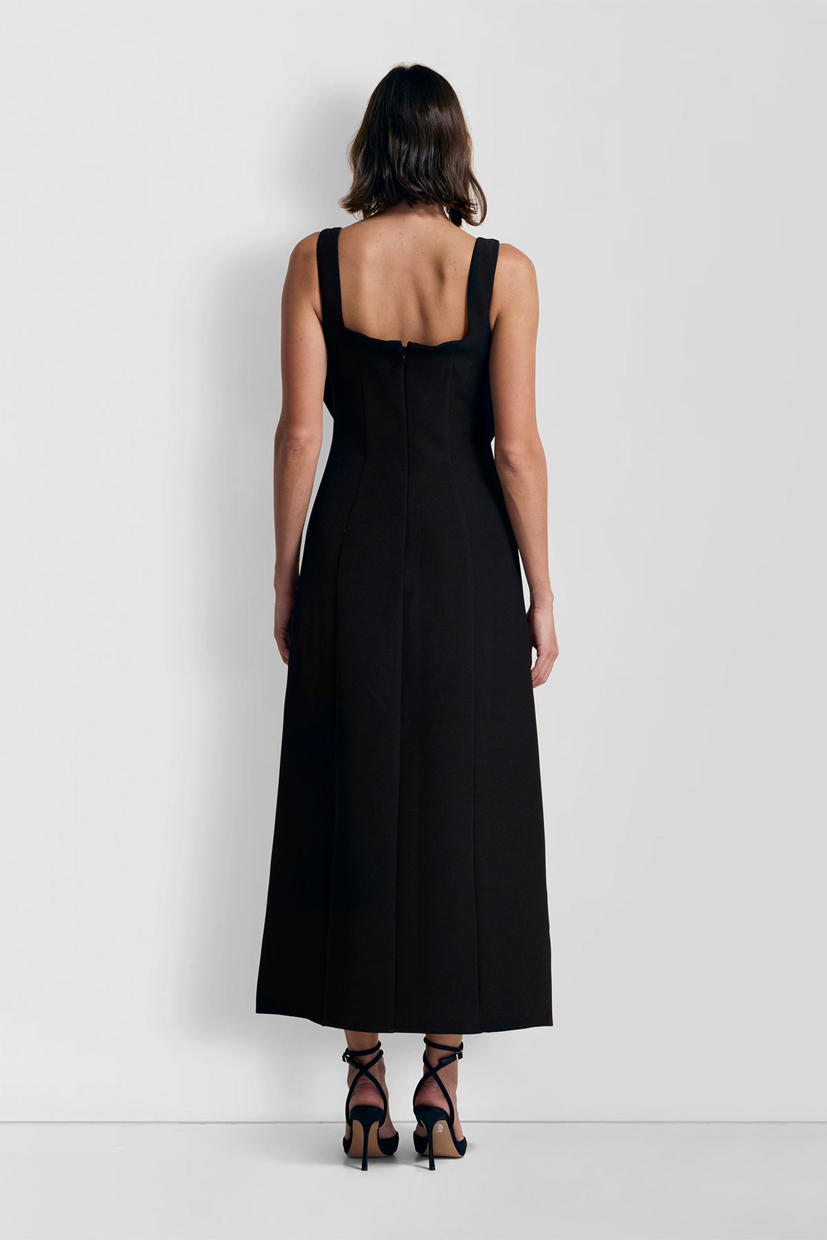 Cinta Midi Dress - Noir