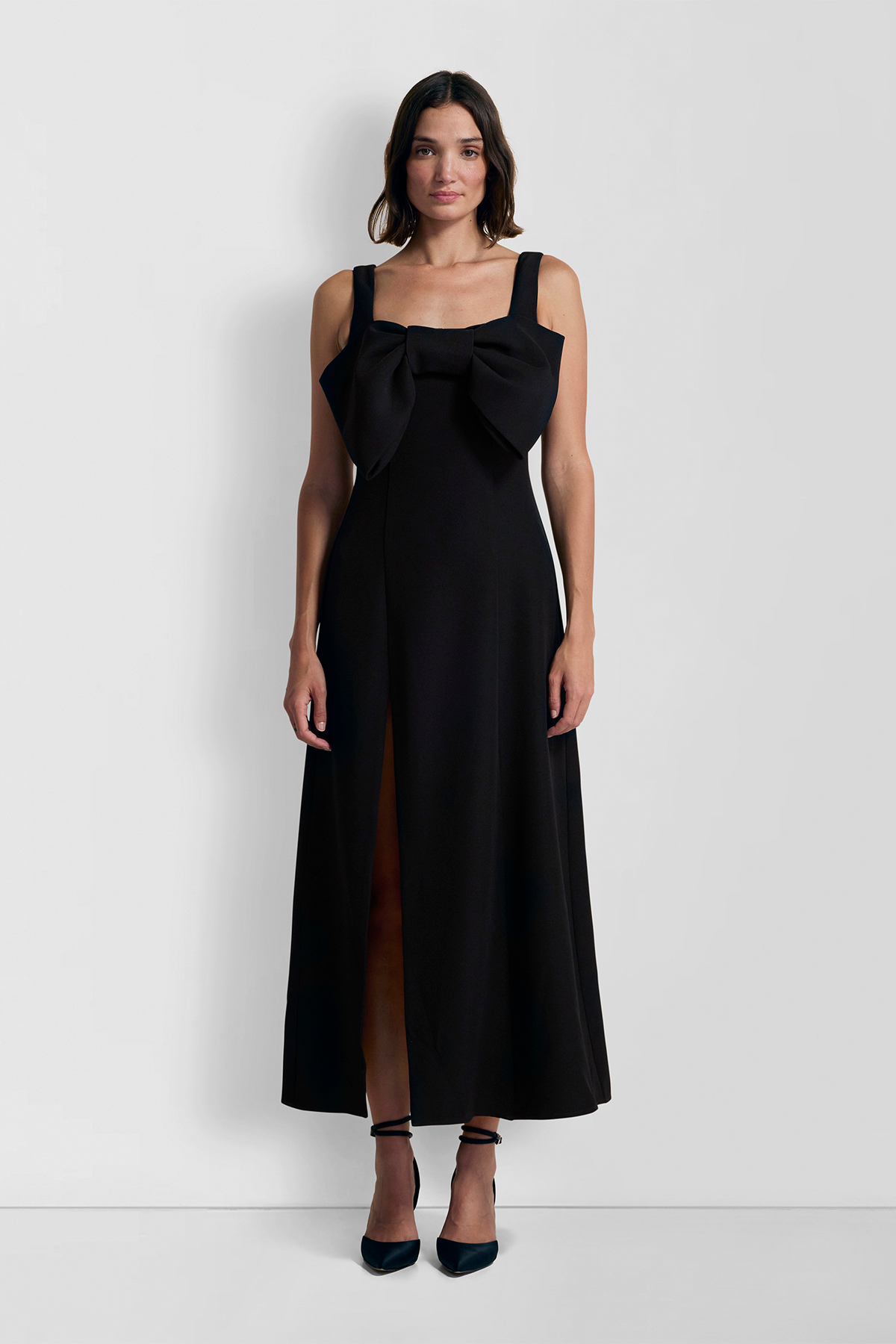 Cinta Midi Dress - Noir