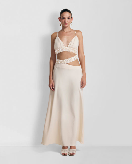 La Playa Maxi Dress - Ivory