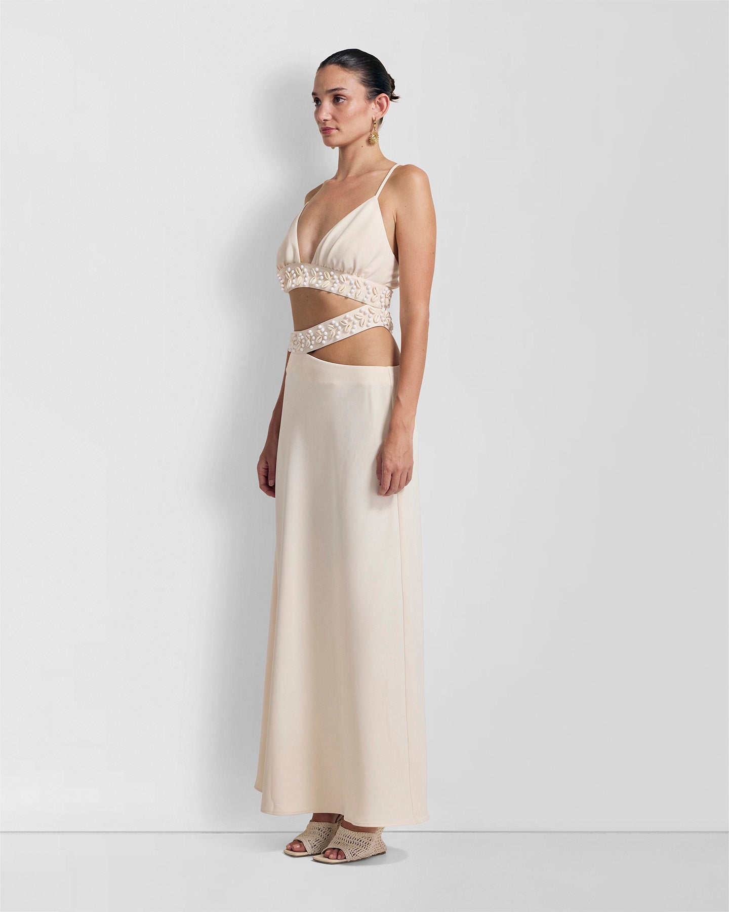 La Playa Maxi Dress - Ivory