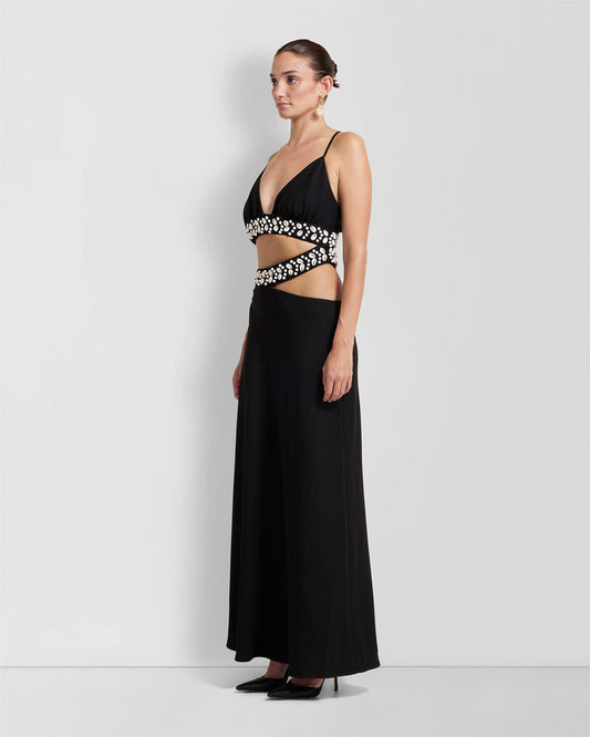 La Playa Maxi Dress - Noir