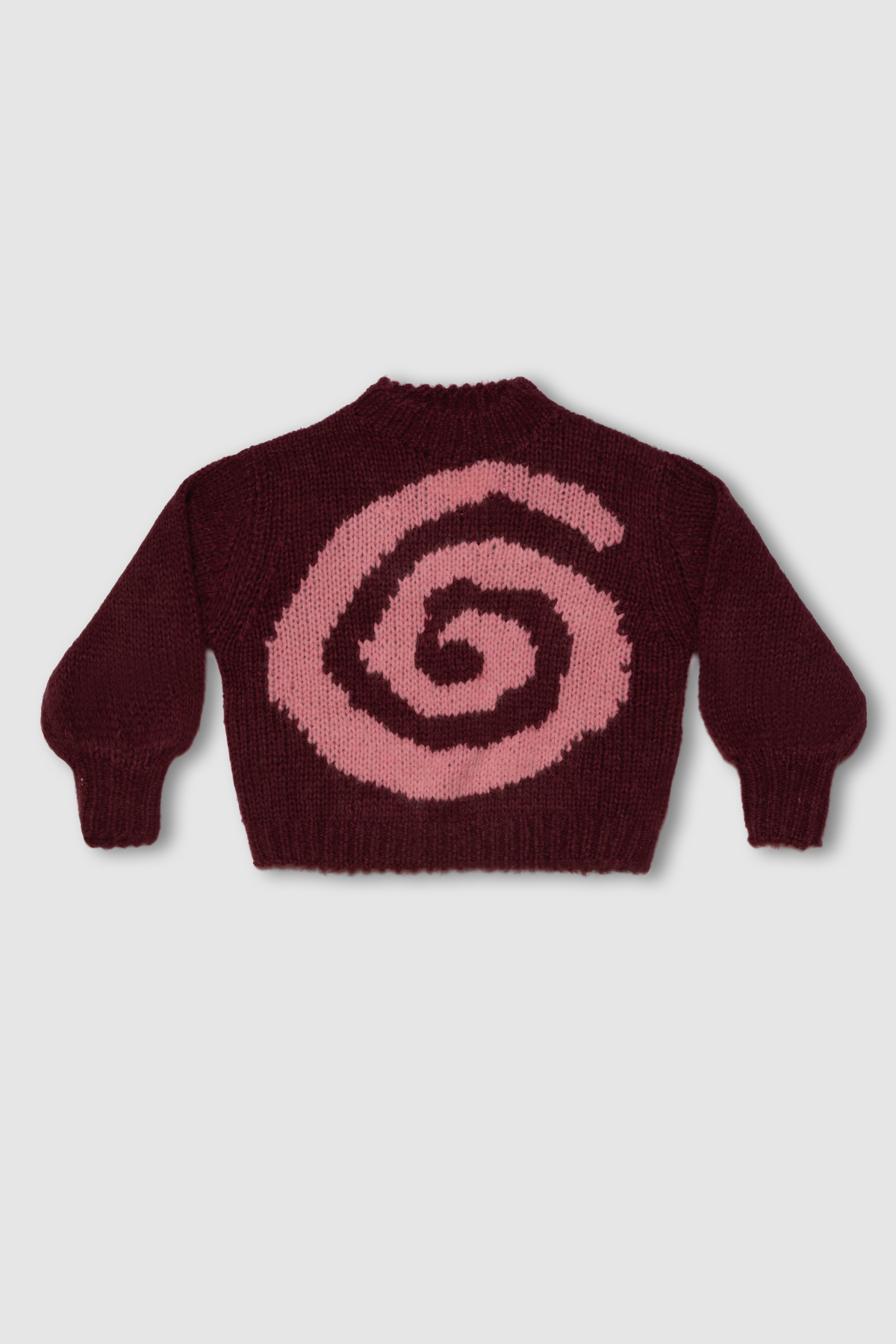 Filipa Swirl Knit Sweater - Berry