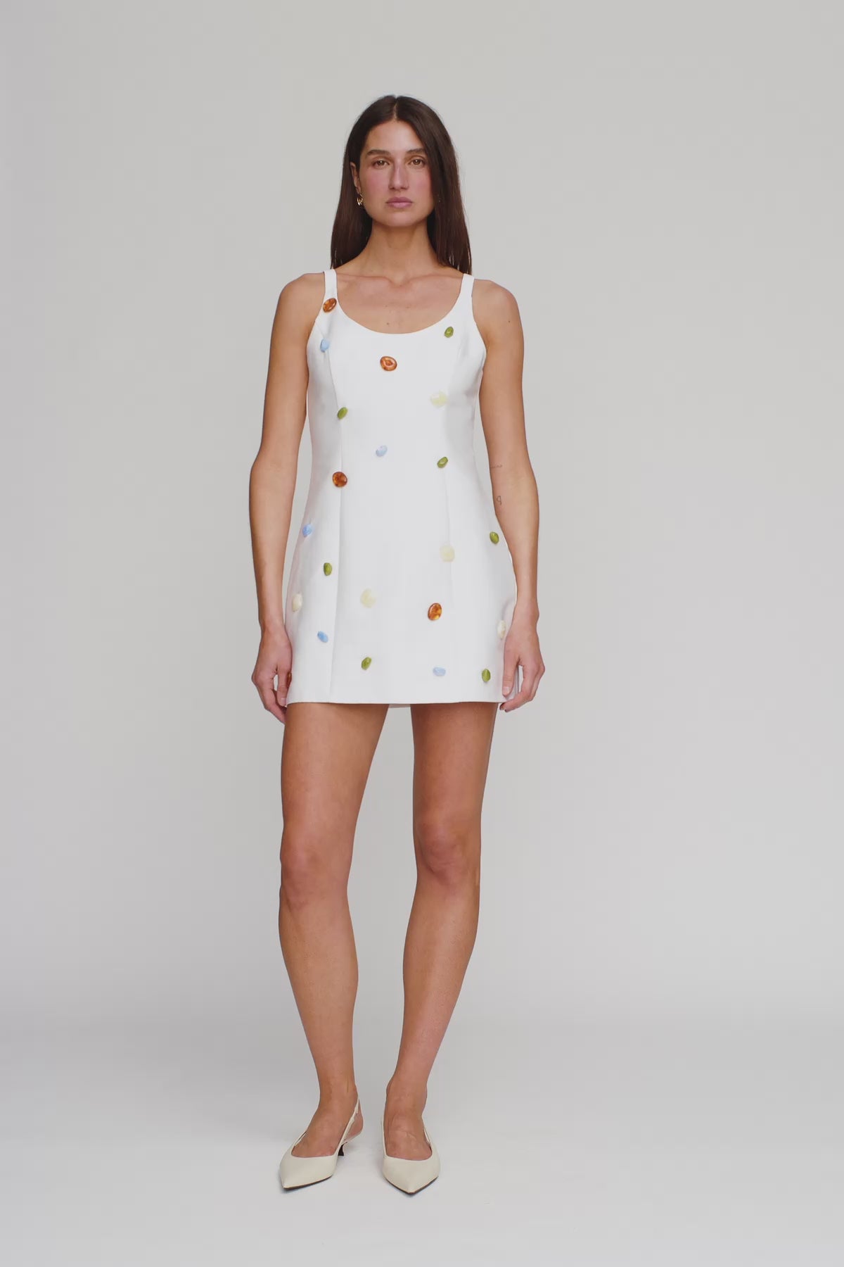 Romy Mini Dress - Ivory