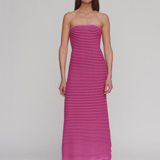 Sunmor Knit Maxi Dress - Candy
