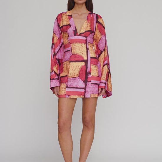 Elara Mini Dress - Mosaic