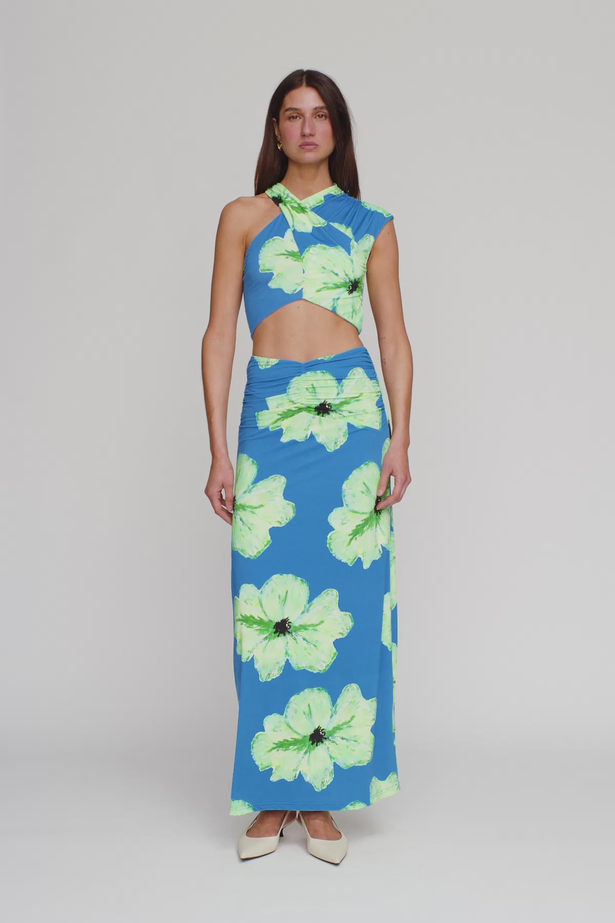 Veda Top - Cornflower