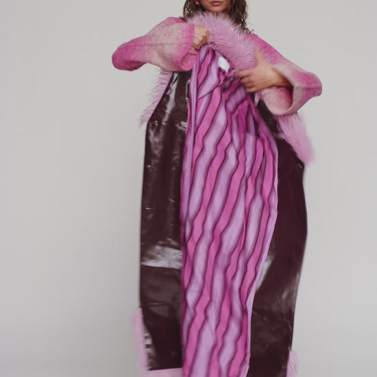 Abrigo Coat - Plum