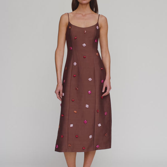 Romy Maxi Dress - Chocolate