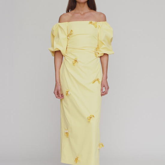 Amar Midi Dress - Butter