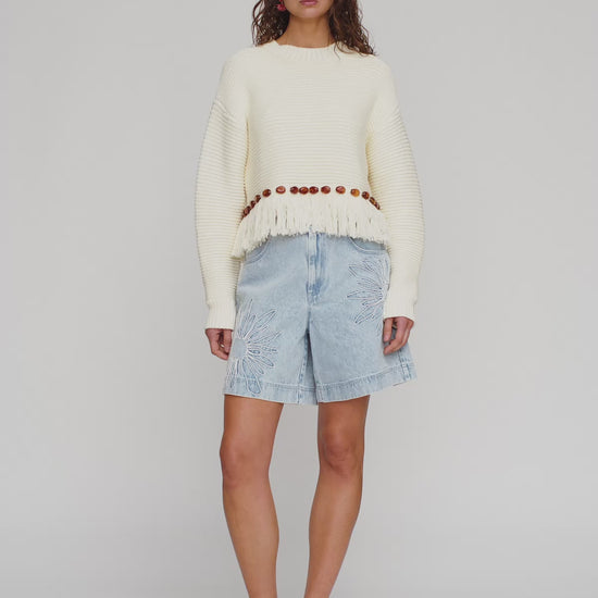 Marisol Knit Sweater - Cream