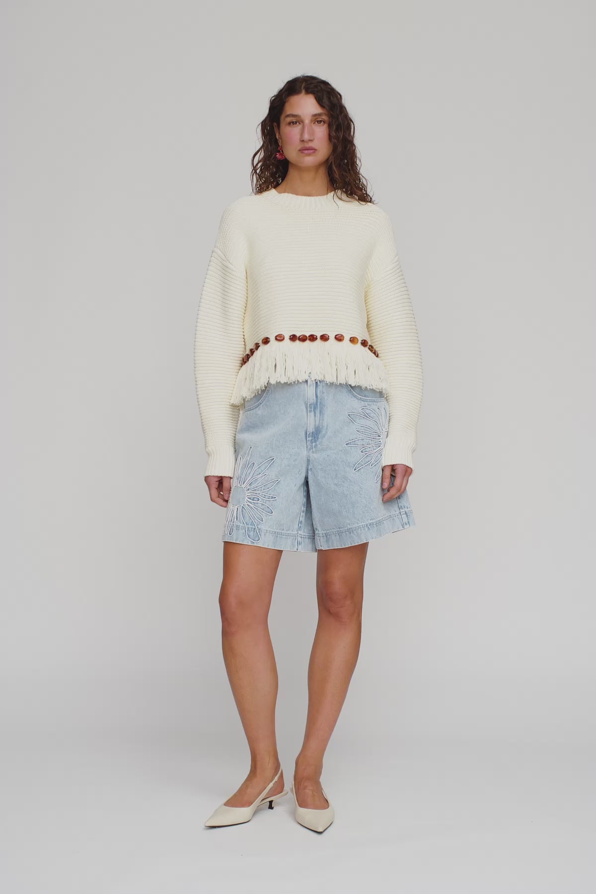 Marisol Knit Sweater - Cream
