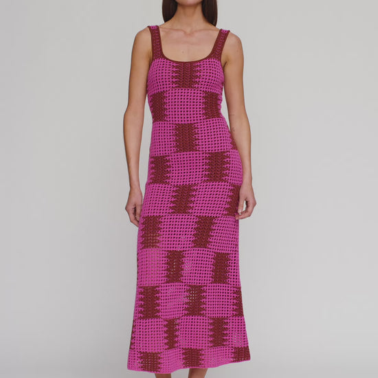 Thera Maxi Dress - Magenta