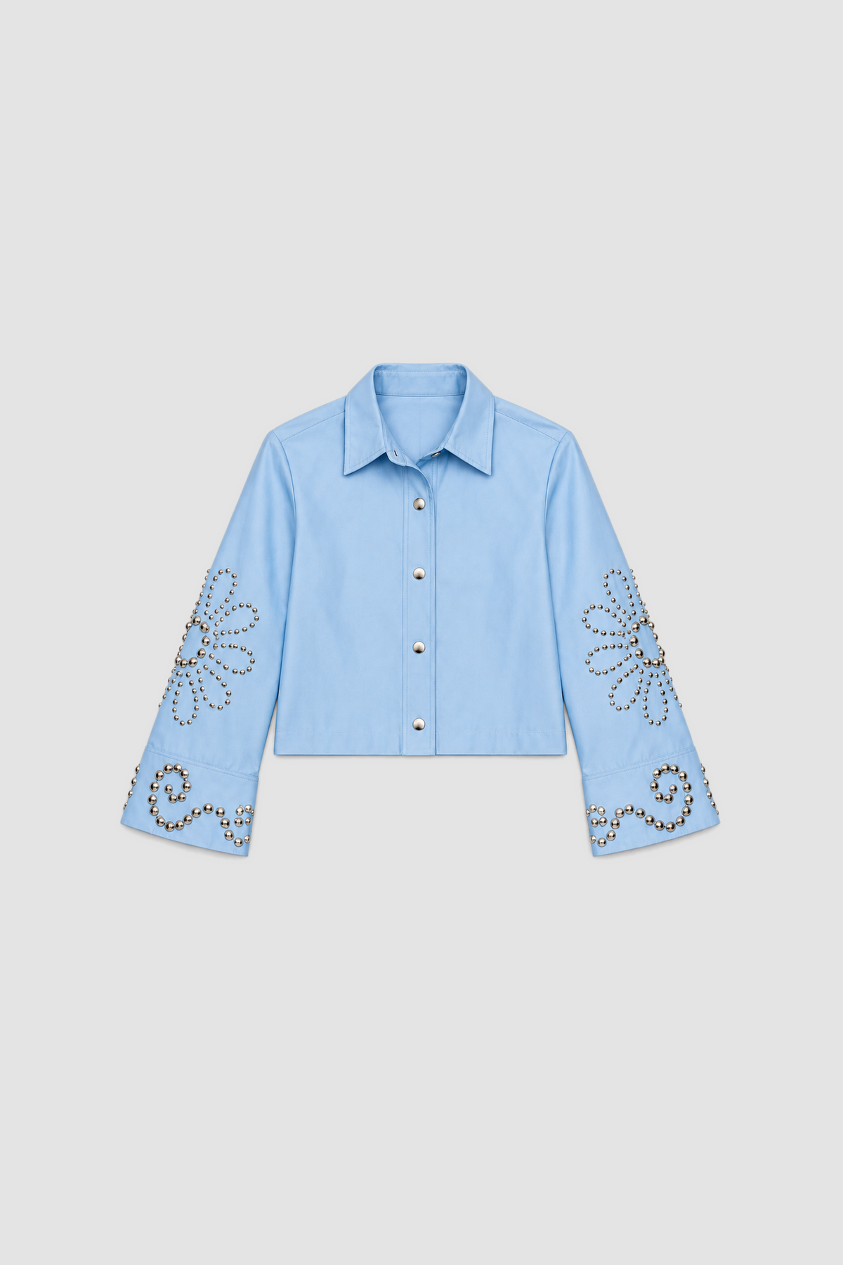 Seda Shirt - Sky flatlay