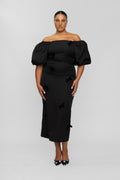 Amar Midi Dress - Noir