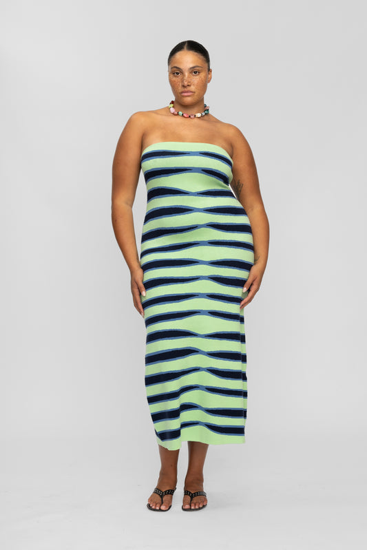 Kazia Maxi Dress - Aquamarine