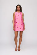 Velma Mini Dress in Candy by The Wolf Gang – front full-length view