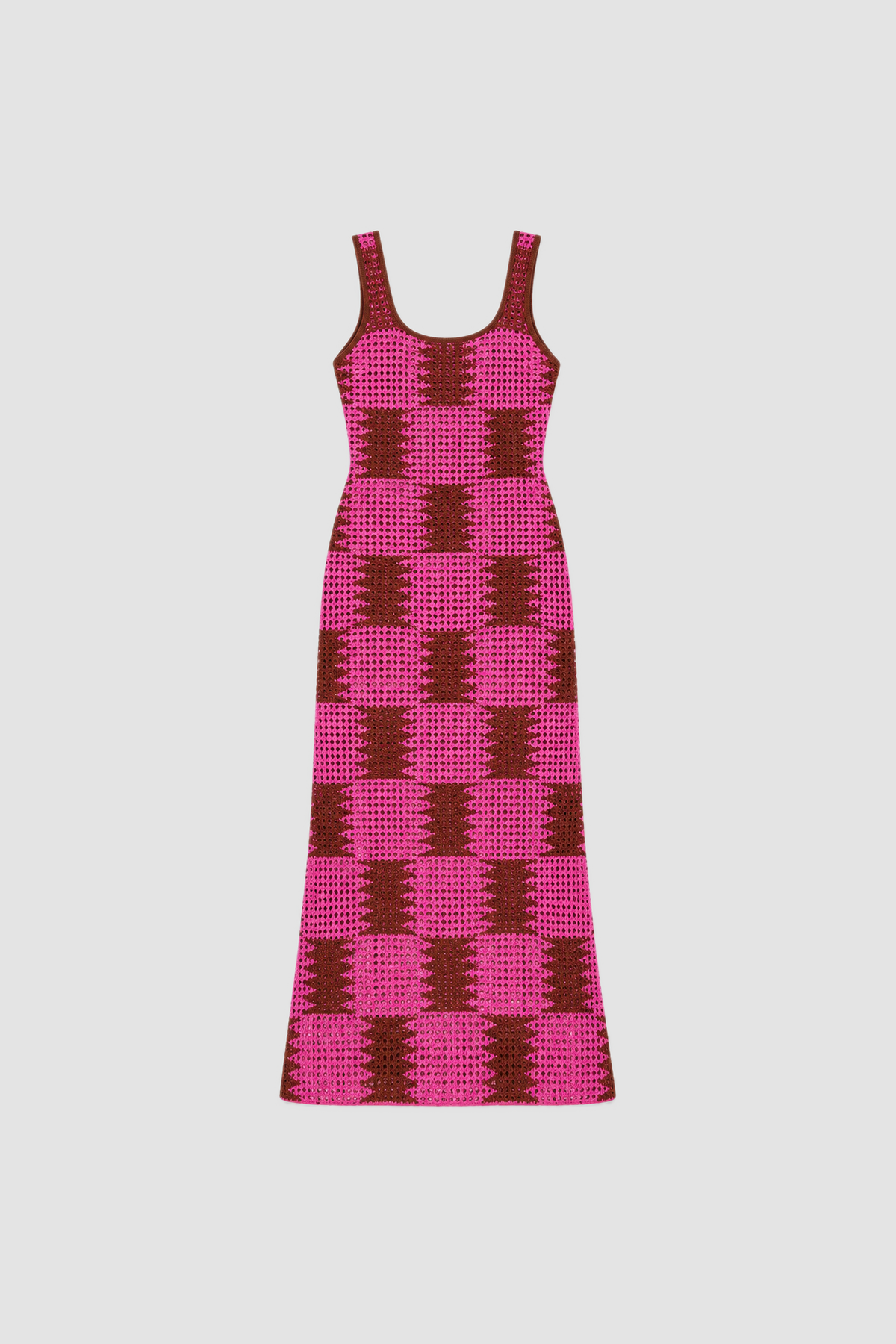 Thera Maxi Dress - Magenta flatlay