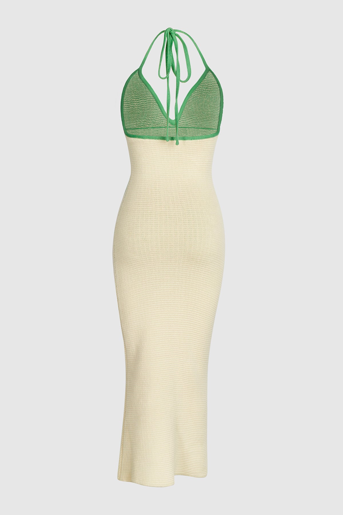 Hibiscus Knit Dress - Ivory