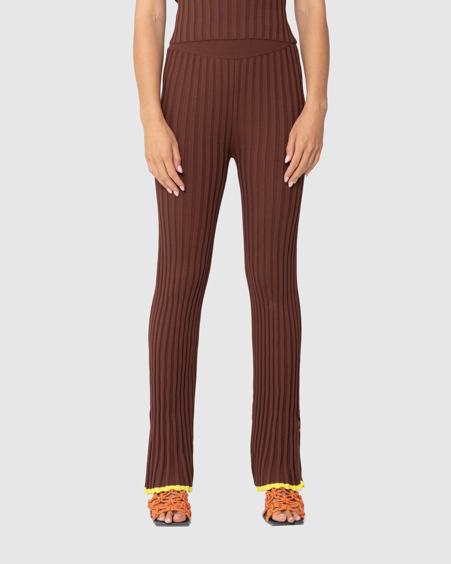 Sol Knit Pant - Chocolate