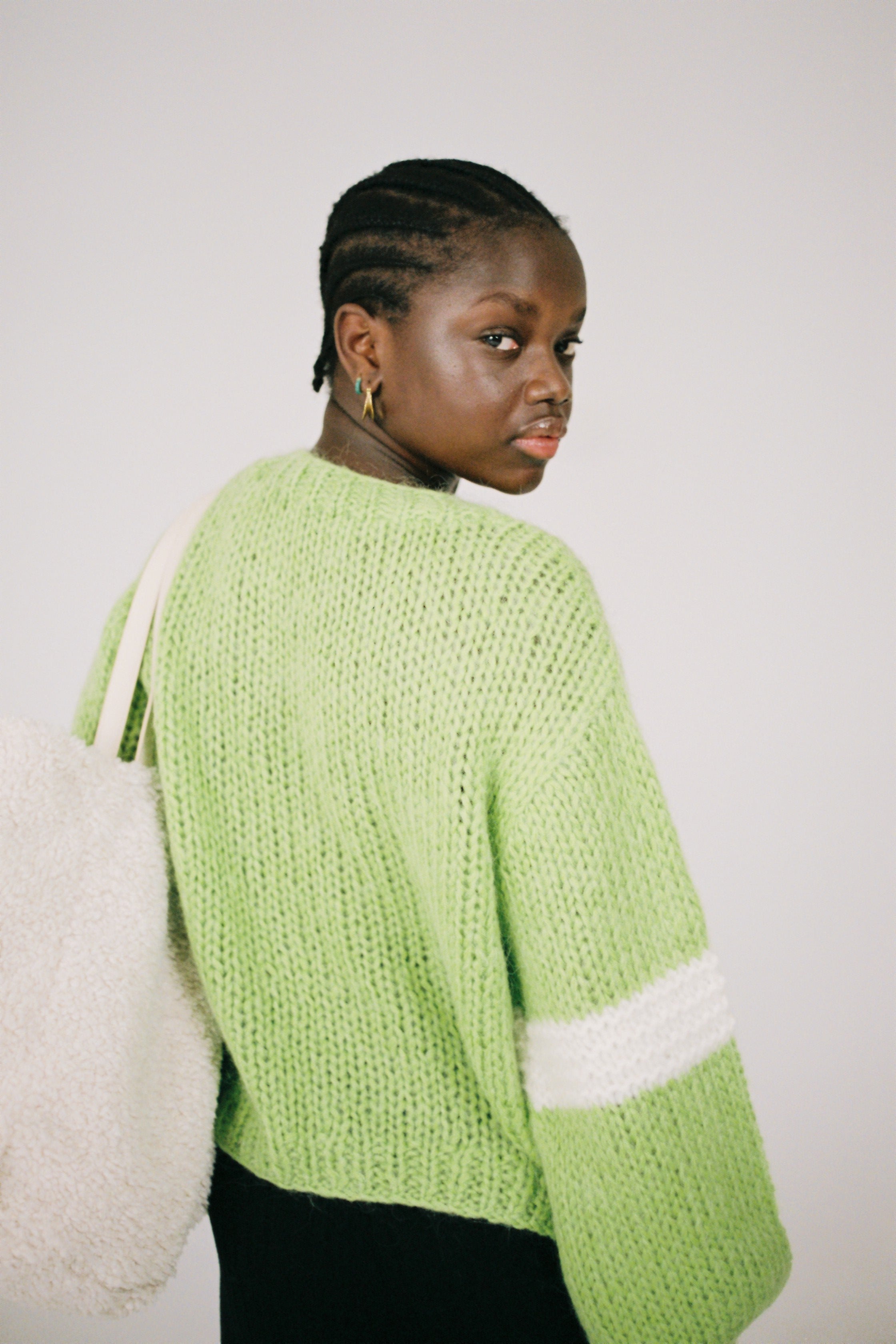 La Boca Bell Sleeve Knit - Lime