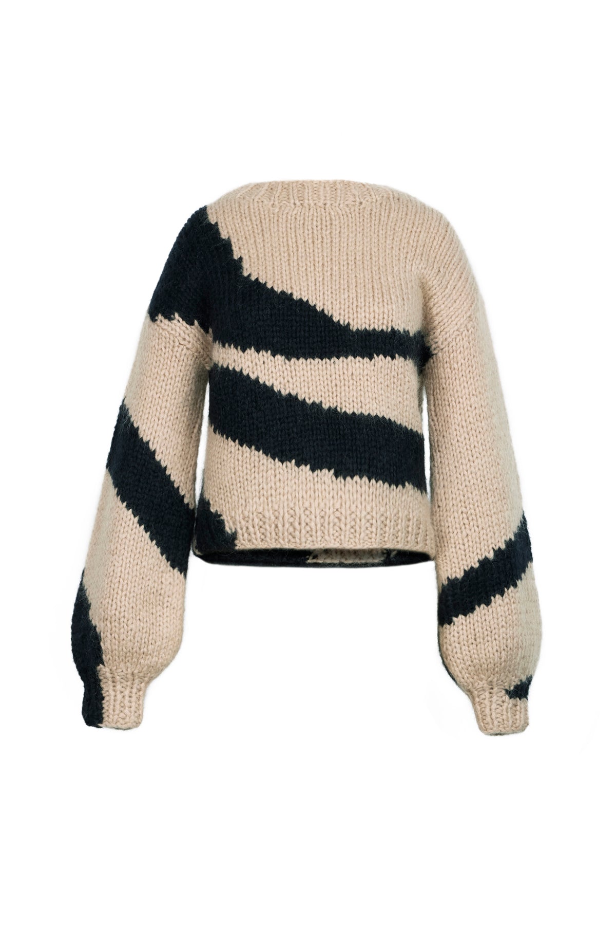 Palermo Knit Sweater - Black Wave