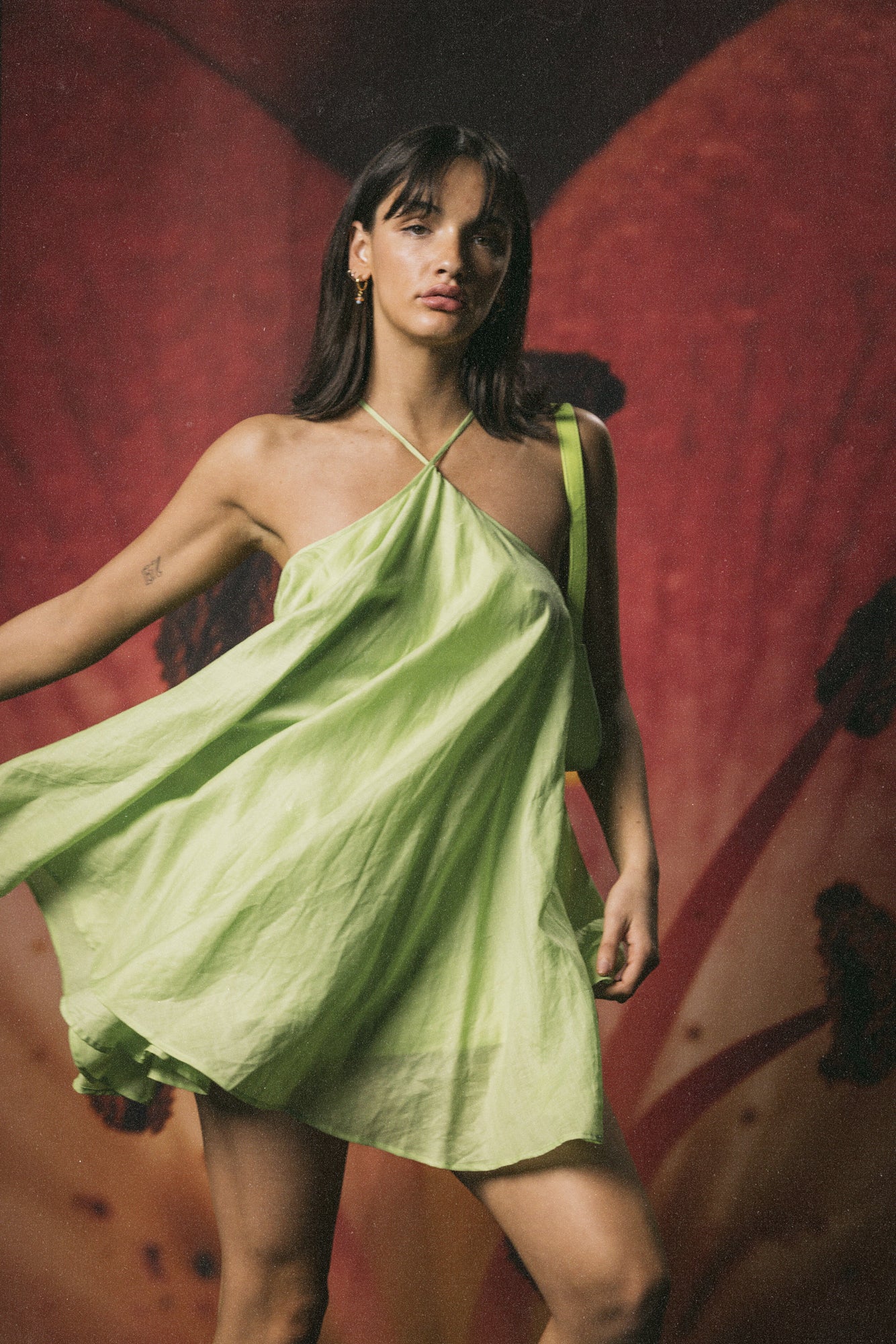 Lolana Dress - Lime