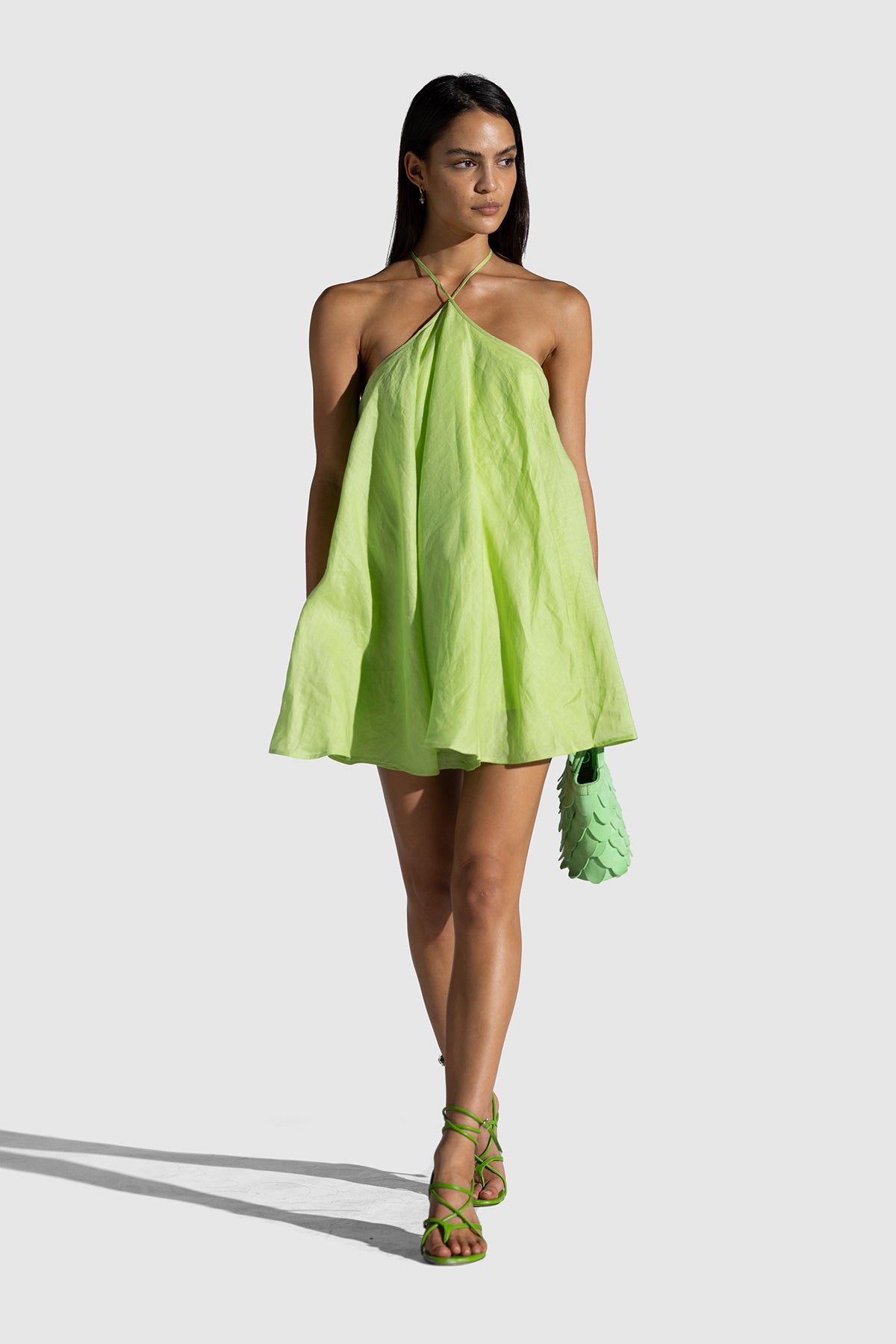 Lolana Dress - Lime